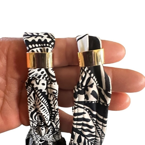 🔴 5 for $40 SALE! 
Lauren Ralph Lauren One Piece Swimsuit Black White Paisley 8 - Picture 12 of 15